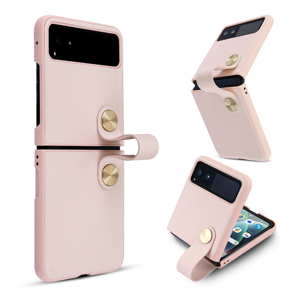 MyBat Leather Protector Case (with Lanyard) for Motorola razr (2023) - Pink - MMRAZRCSFSSS462-2.jpg