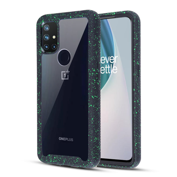 MyBat Splash Hybrid Case for Oneplus Nord N10 5G - Highly Transparent Clear / Black - MON105GCSFSSS261-2.jpg