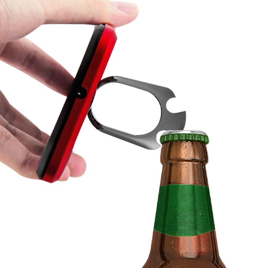 MyBat Hybrid Protector Cover (with Ring Holder Kickstand Bottle) for Motorola Moto G Stylus - Red / Black - MOTGSTHPCFSSO282-6.jpg