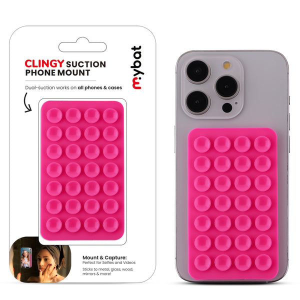 MyBat Clingy Suction Phone Mount - Hot Pink - MOTHMNUSU016-1.jpg