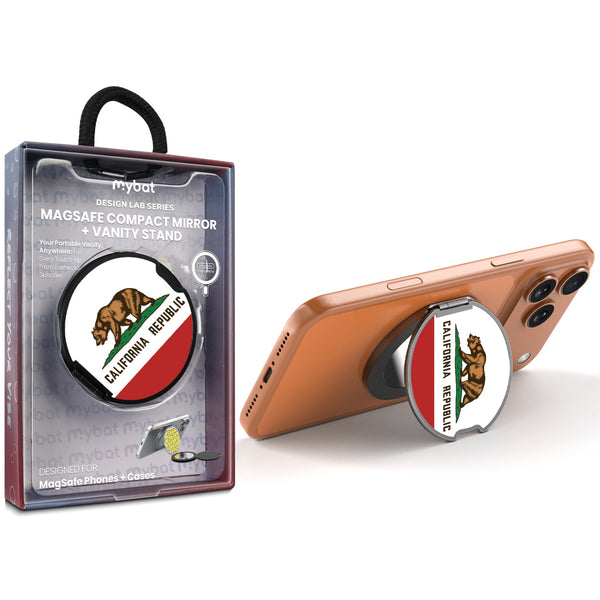 MyBat Design Lab MagSafe Selfie Mirror Kickstand - Black - California State Flag - MOTHMNUSU331-027-1.jpg
