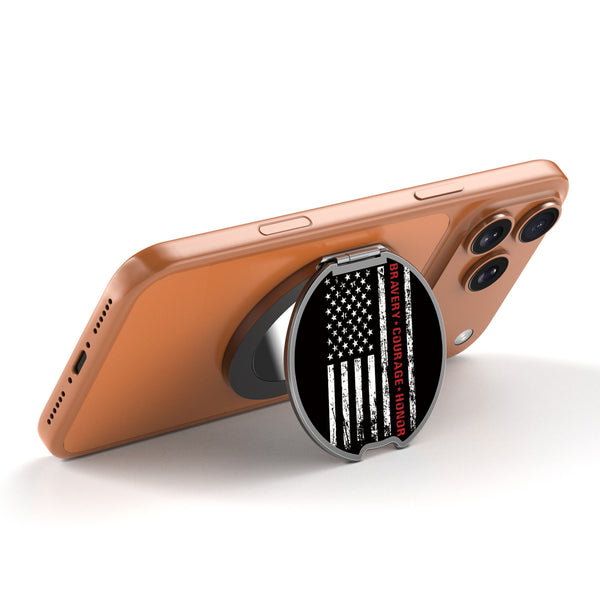 MyBat Design Lab MagSafe Selfie Mirror Kickstand - Black - Firefighter Flag - MOTHMNUSU331-041-2.jpg