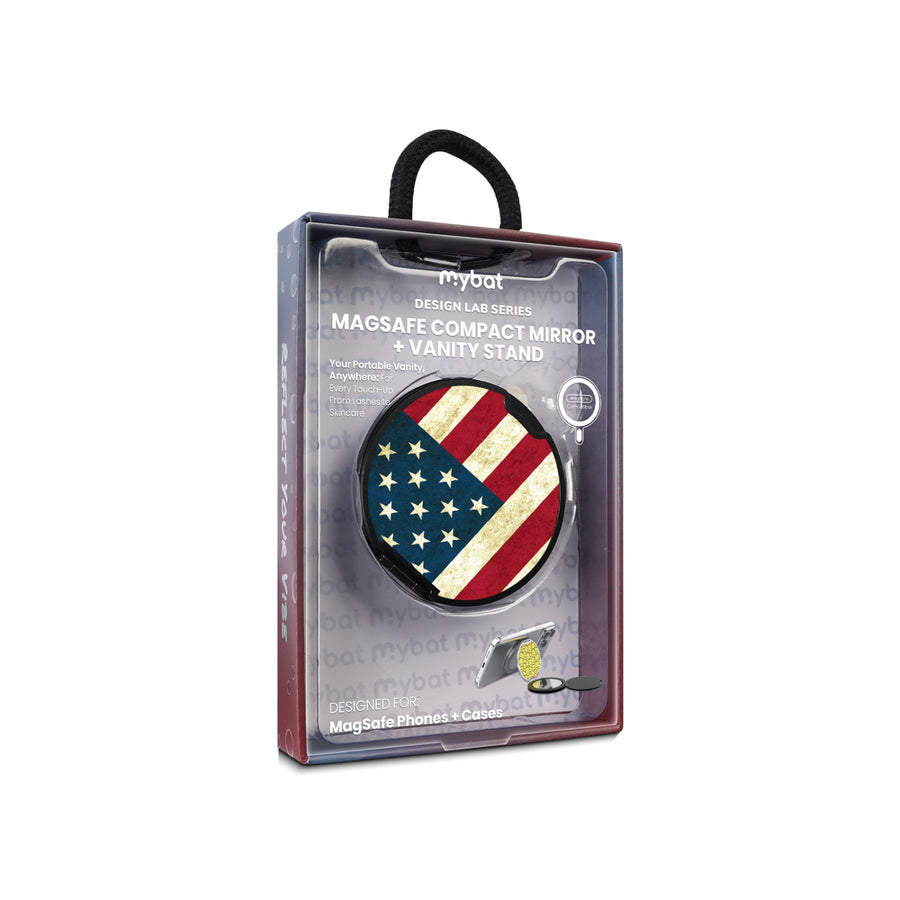 MyBat Design Lab MagSafe Selfie Mirror Kickstand - Black - American Flag - MOTHMNUSU331-043-11.jpg