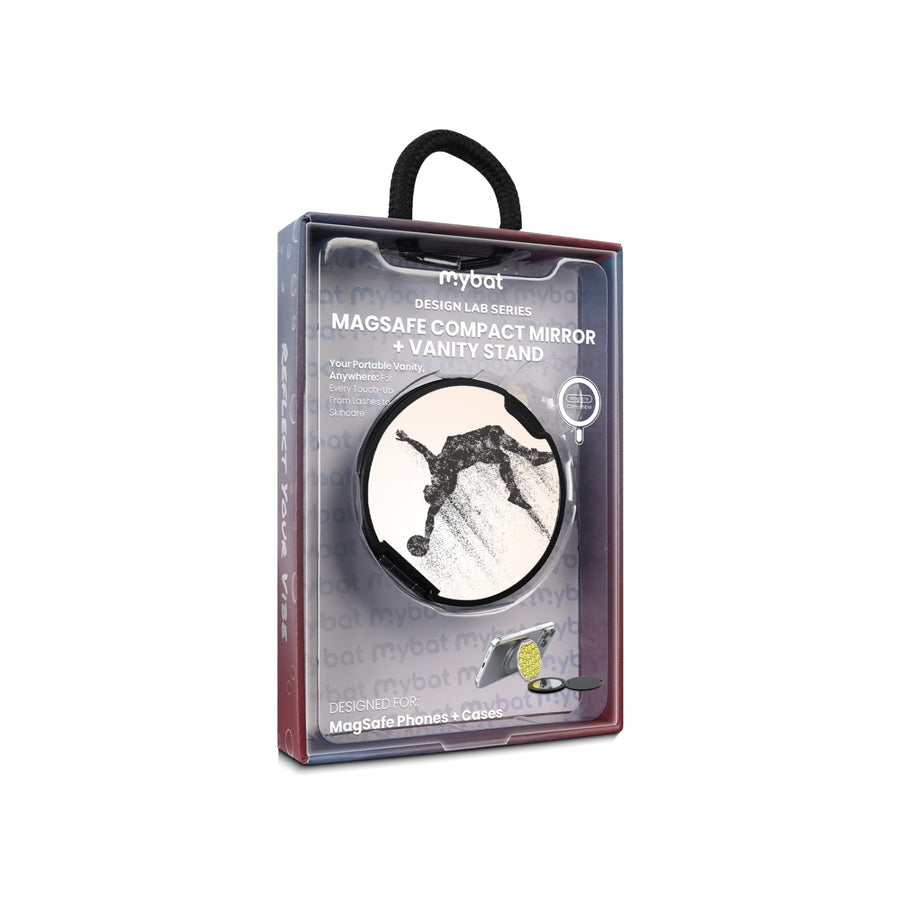 MyBat Design Lab MagSafe Selfie Mirror Kickstand - Black - Slam Dunk