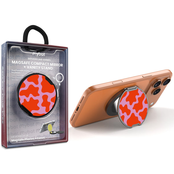 MyBat Design Lab MagSafe Selfie Mirror Kickstand - Black - Pink Retro Splashes - MOTHMNUSU331-094-1.jpg