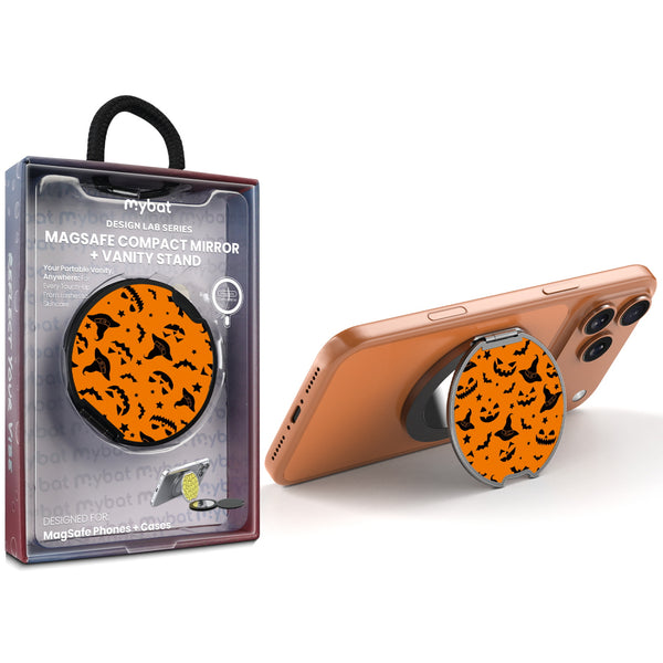 MyBat Design Lab MagSafe Selfie Mirror Kickstand - Black - This is Halloween - MOTHMNUSU331-216-1.jpg
