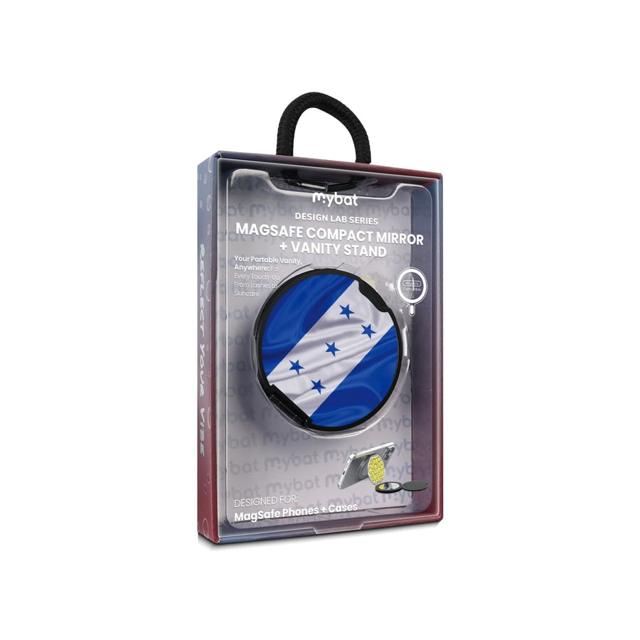 MyBat Design Lab MagSafe Selfie Mirror Kickstand - Black - Honduras Flag