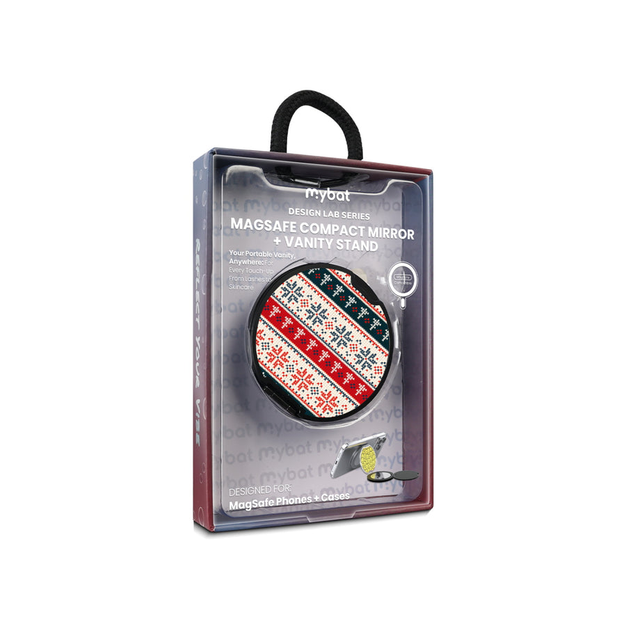 MyBat Design Lab MagSafe Selfie Mirror Kickstand - Black - Festive Flair - MOTHMNUSU331-275-11.jpg