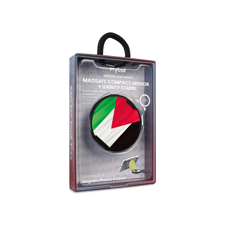 MyBat Design Lab MagSafe Selfie Mirror Kickstand - Black - Palestine Flag - MOTHMNUSU331-306-11.jpg