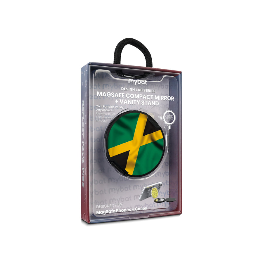 MyBat Design Lab MagSafe Selfie Mirror Kickstand - Black - Jamaica Flag - MOTHMNUSU331-310-11.jpg