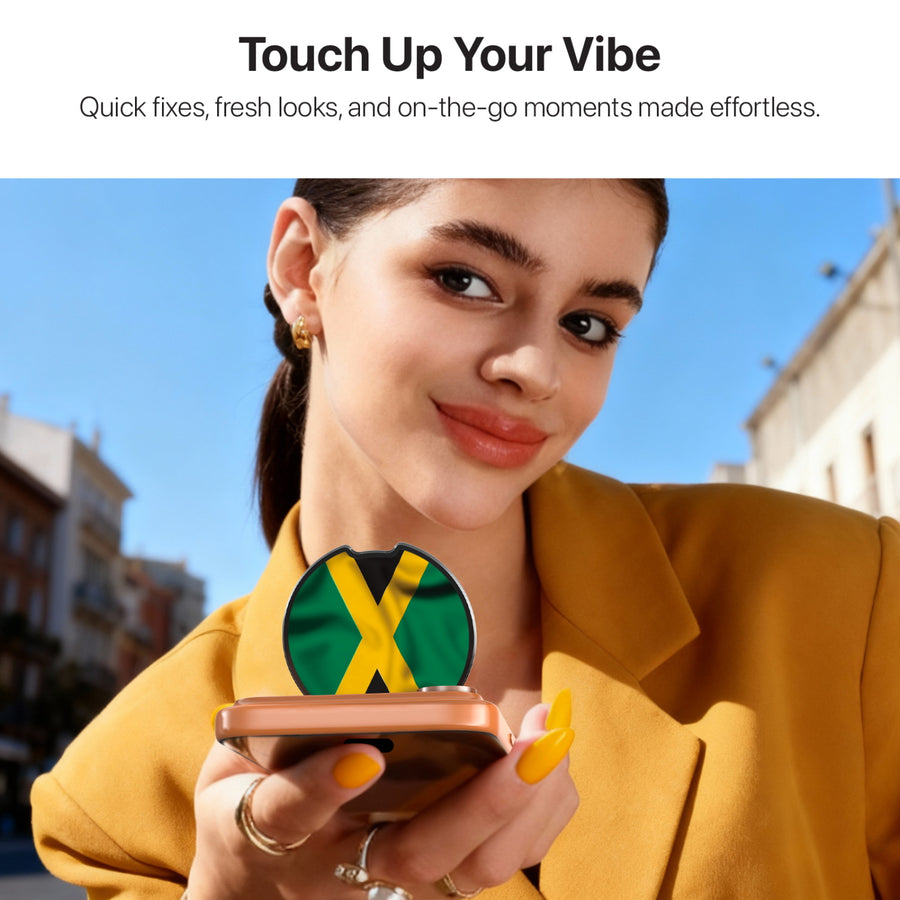 MyBat Design Lab MagSafe Selfie Mirror Kickstand - Black - Jamaica Flag - MOTHMNUSU331-310-8.jpg