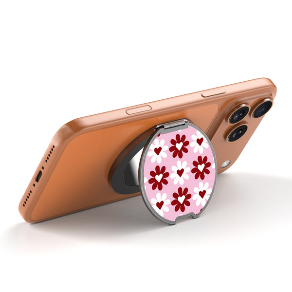 MyBat Design Lab MagSafe Selfie Mirror Kickstand - Black - Love in Bloom - MOTHMNUSU331-341-2.jpg