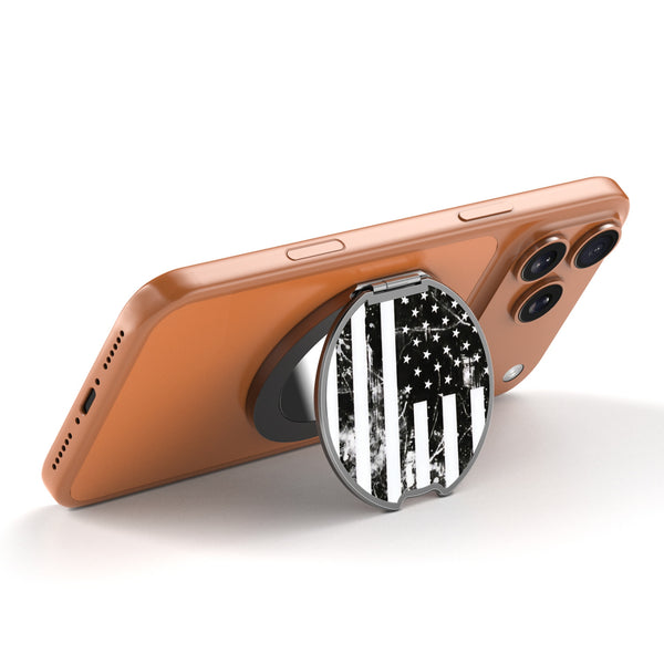 MyBat Design Lab MagSafe Selfie Mirror Kickstand - Black - Distress US Flag - MOTHMNUSU331-344-2.jpg
