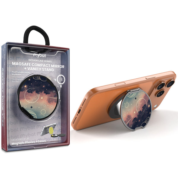 MyBat Design Lab MagSafe Selfie Mirror Kickstand - Black - Planets and Stars - MOTHMNUSU331-356-1.jpg