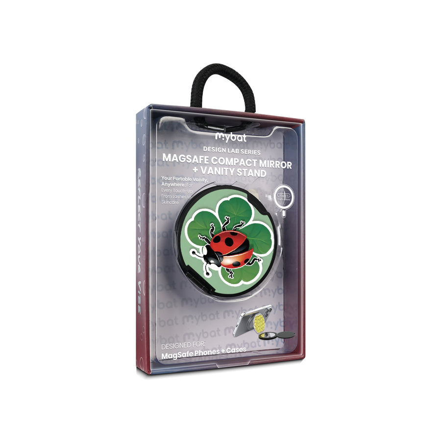 MyBat Design Lab MagSafe Selfie Mirror Kickstand - Black - Ladybug Luck - MOTHMNUSU331-373-11.jpg