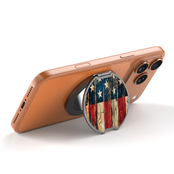 MyBat Design Lab MagSafe Selfie Mirror Kickstand - Black - US Painted Flag - MOTHMNUSU331-381-2.jpg