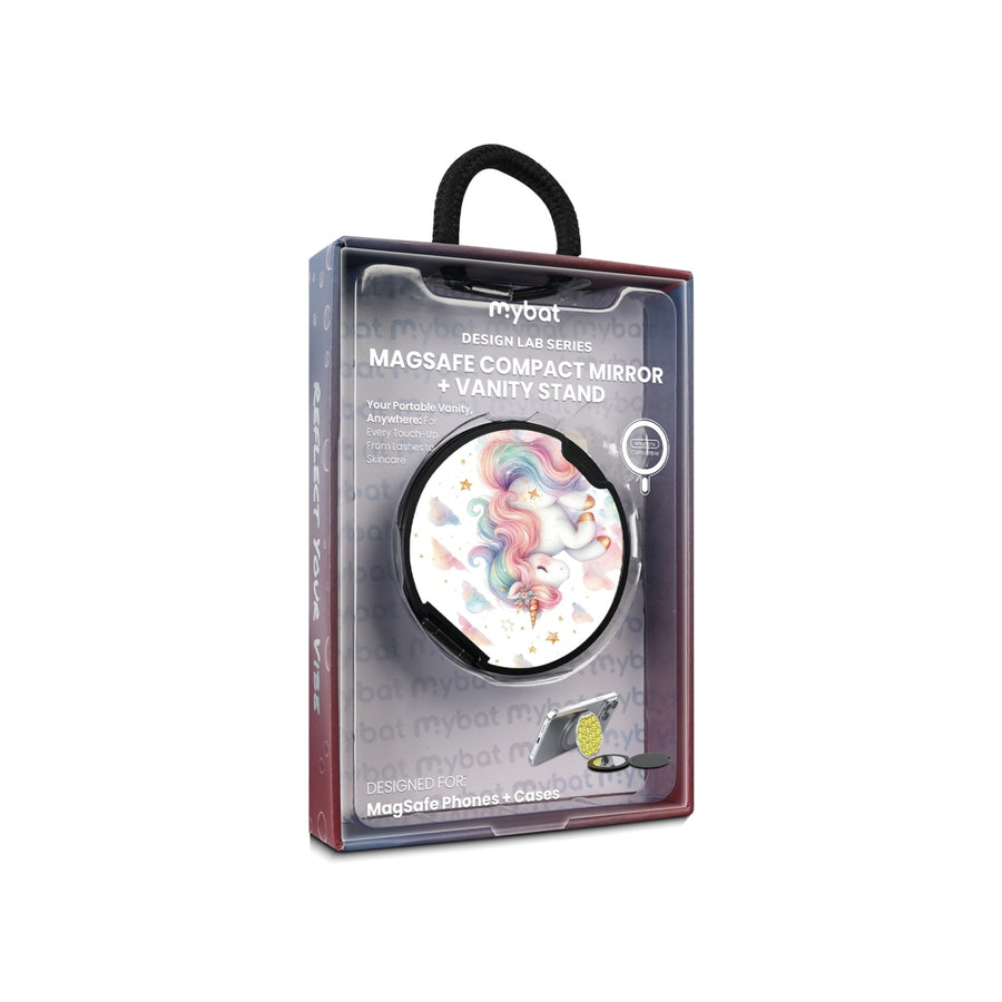 MyBat Design Lab MagSafe Selfie Mirror Kickstand - Black - Rainbow Unicorn - MOTHMNUSU331-392-11.jpg