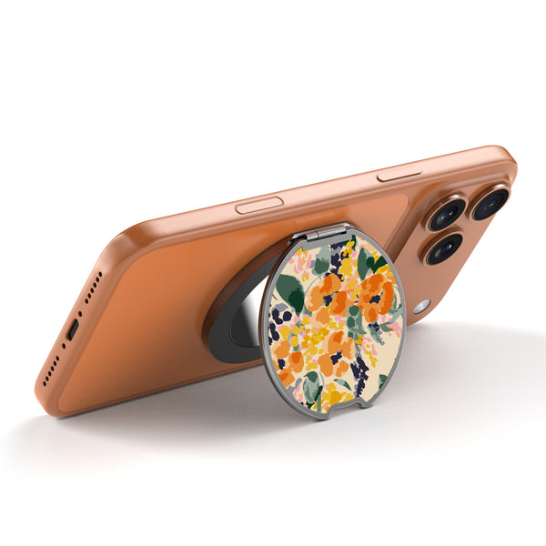 MyBat Design Lab MagSafe Selfie Mirror Kickstand - Black - Marigold Mix - MOTHMNUSU331-434-2.jpg