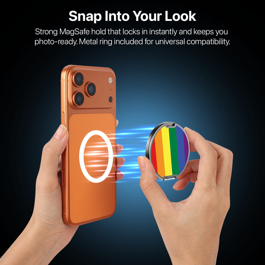 MyBat Design Lab MagSafe Selfie Mirror Kickstand - Black - Rainbow Stripes - MOTHMNUSU331-459-7.jpg