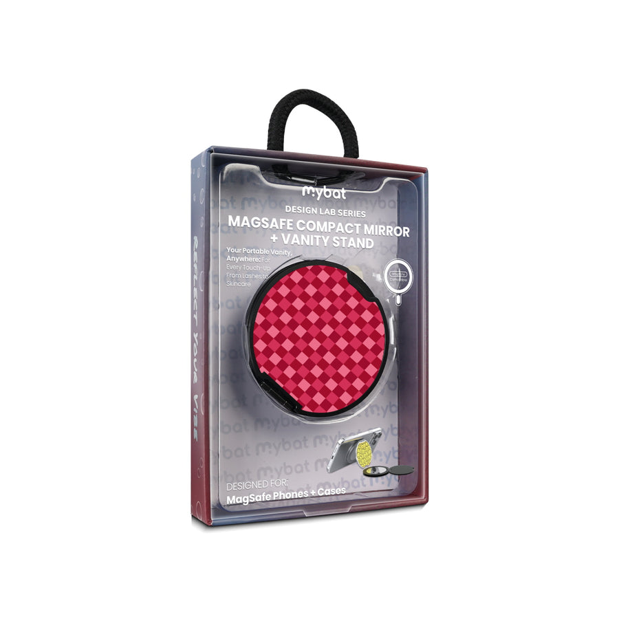 MyBat Design Lab MagSafe Selfie Mirror Kickstand - Black - Raspberry Check - MOTHMNUSU331-481-11.jpg