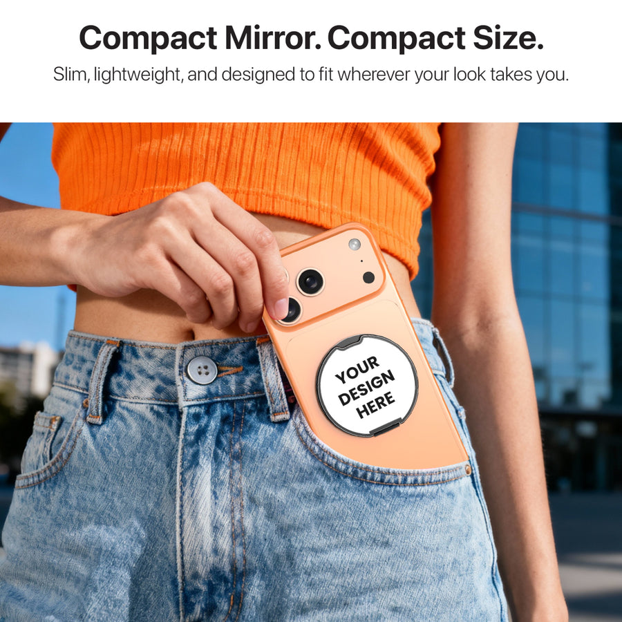MyBat Design Lab MagSafe Selfie Mirror Kickstand - Black - Custom Prints Only (No Blanks) - MOTHMNUSU331-CC-10.jpg