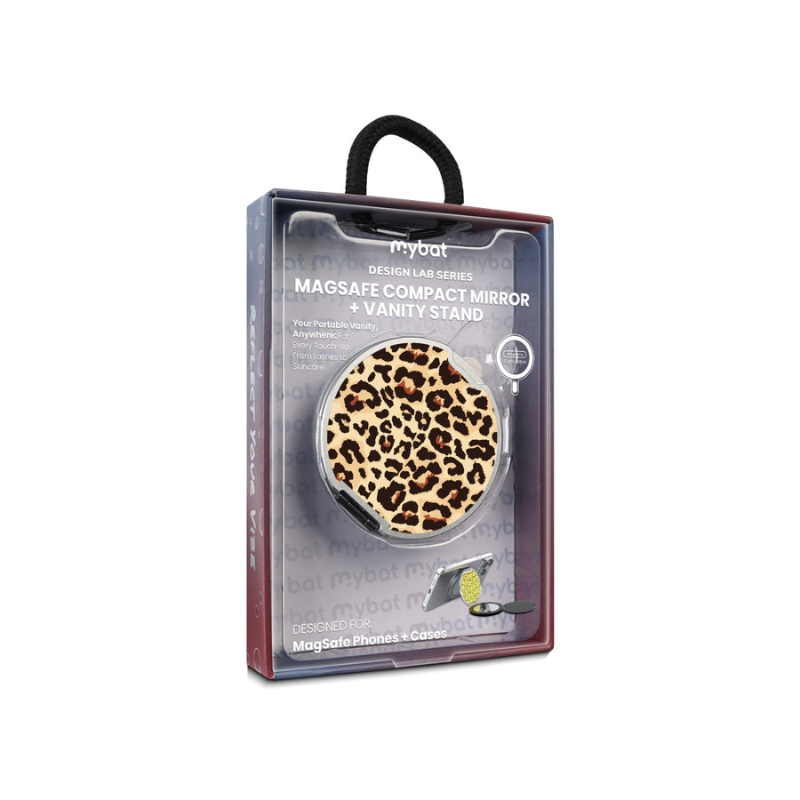 MyBat Design Lab MagSafe Selfie Mirror Kickstand - Silver - Leopard Print - MOTHMNUSU332-005-11.jpg