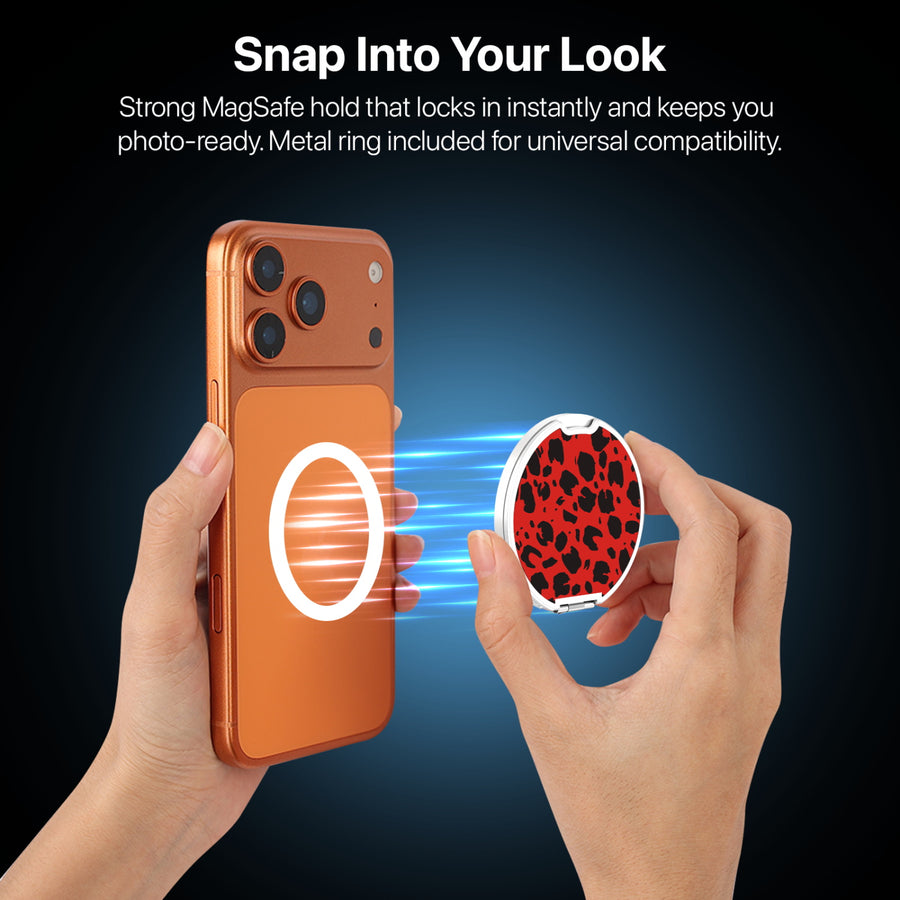 MyBat Design Lab MagSafe Selfie Mirror Kickstand - Silver - Red Leopard Print - MOTHMNUSU332-008-7.jpg