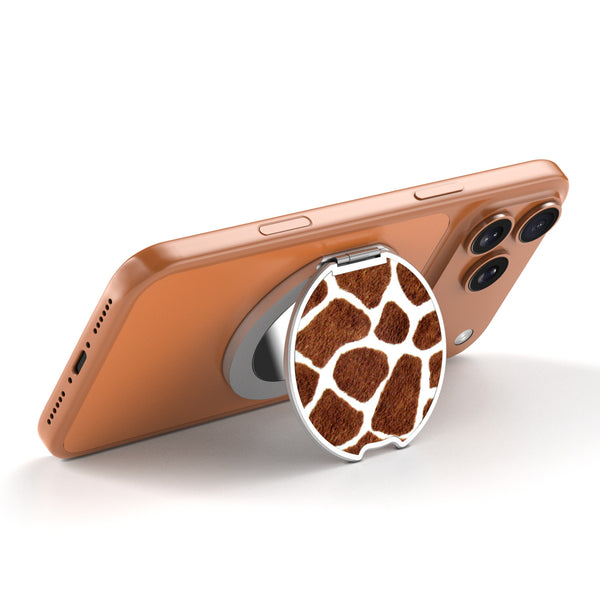 MyBat Design Lab MagSafe Selfie Mirror Kickstand - Silver - Giraffe spots - MOTHMNUSU332-012-2.jpg