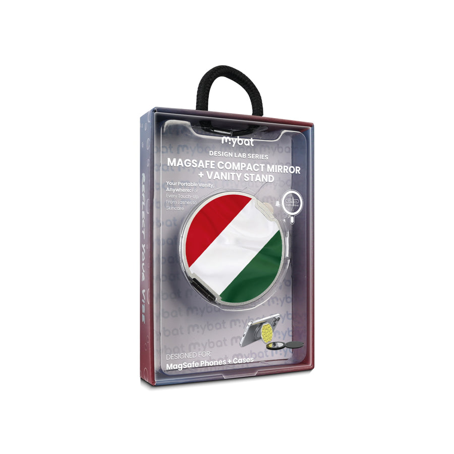 MyBat Design Lab MagSafe Selfie Mirror Kickstand - Silver - Hungary Flag - MOTHMNUSU332-149-11.jpg