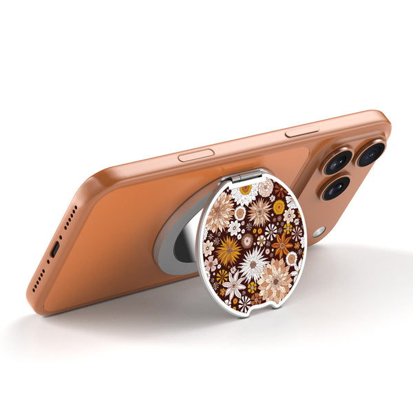 MyBat Design Lab MagSafe Selfie Mirror Kickstand - Silver - Autumn Florals - MOTHMNUSU332-243-2.jpg