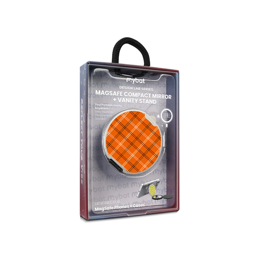 MyBat Design Lab MagSafe Selfie Mirror Kickstand - Silver - Pumpkin Plaid - MOTHMNUSU332-244-11.jpg