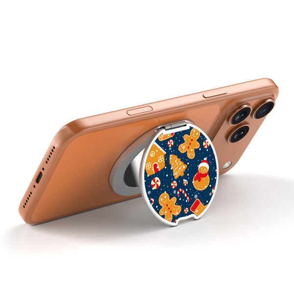 MyBat Design Lab MagSafe Selfie Mirror Kickstand - Silver - Gingerbread Cookies - MOTHMNUSU332-273-2.jpg