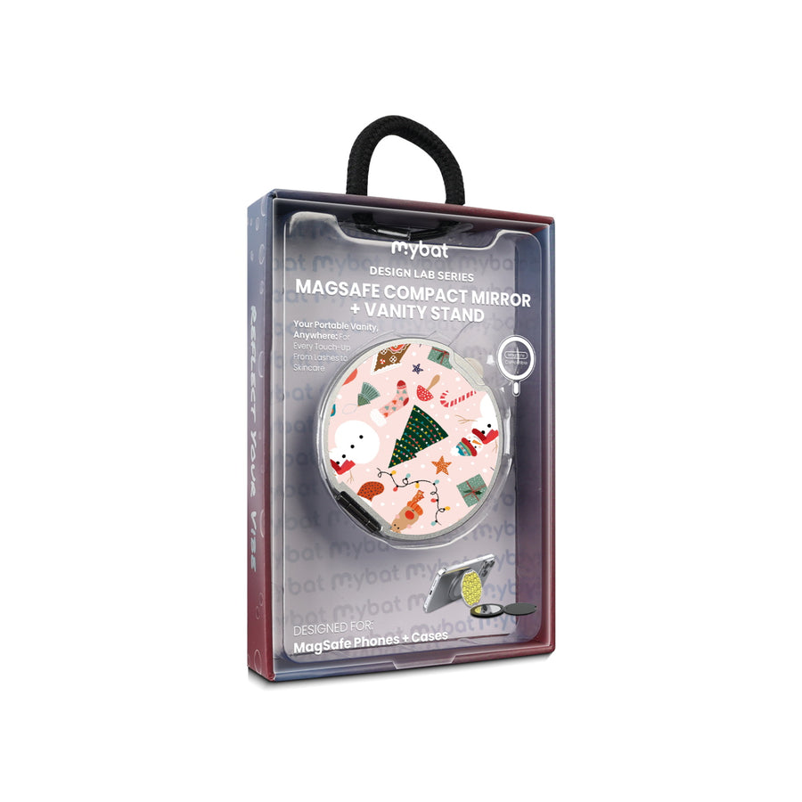 MyBat Design Lab MagSafe Selfie Mirror Kickstand - Silver - Holly Jolly Time - MOTHMNUSU332-288-11.jpg