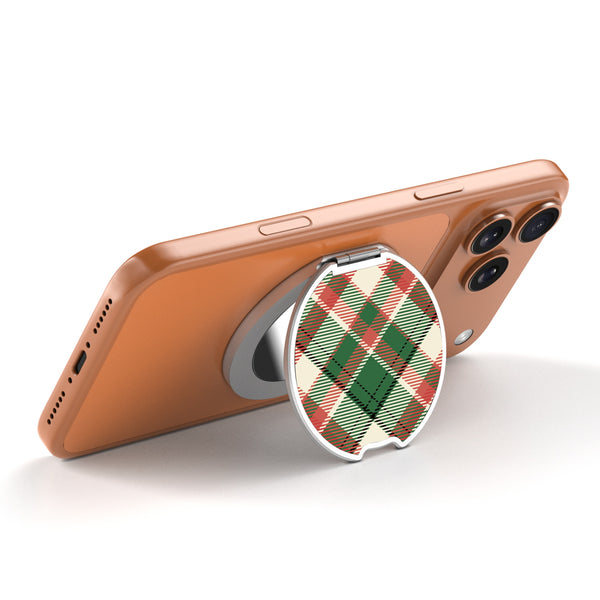 MyBat Design Lab MagSafe Selfie Mirror Kickstand - Silver - Rustic Plaid - MOTHMNUSU332-293-2.jpg