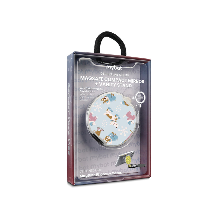 MyBat Design Lab MagSafe Selfie Mirror Kickstand - Silver - Puppy Snow Play - MOTHMNUSU332-299-11.jpg
