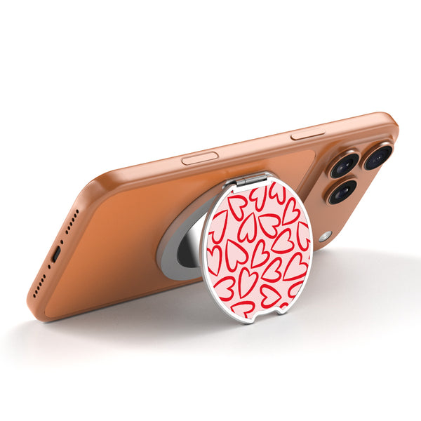 MyBat Design Lab MagSafe Selfie Mirror Kickstand - Silver - Endless Hearts - MOTHMNUSU332-338-2.jpg