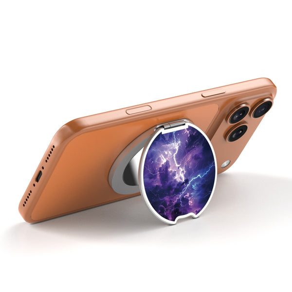 MyBat Design Lab MagSafe Selfie Mirror Kickstand - Silver - Lightning Storm - MOTHMNUSU332-353-2.jpg
