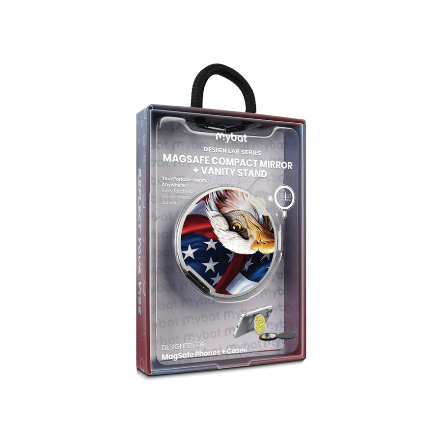 MyBat Design Lab MagSafe Selfie Mirror Kickstand - Silver - Proud American Eagle - MOTHMNUSU332-362-11.jpg