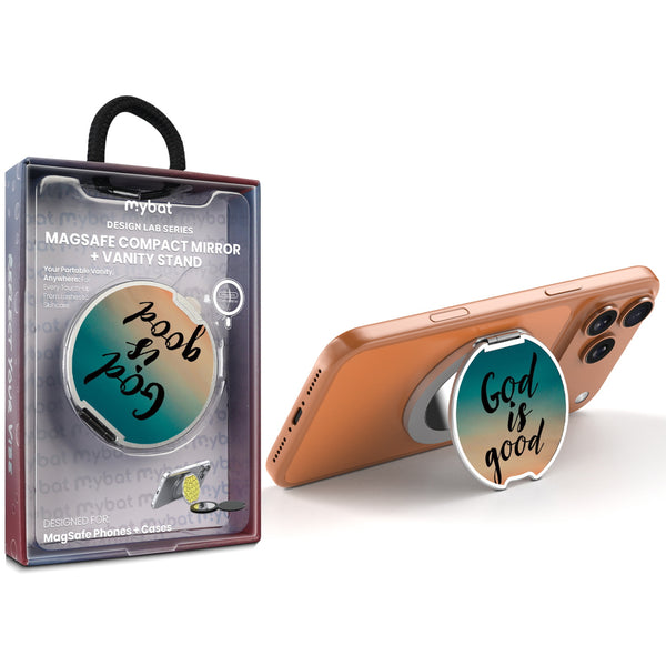 MyBat Design Lab MagSafe Selfie Mirror Kickstand - Silver - God is Good - MOTHMNUSU332-364-1.jpg