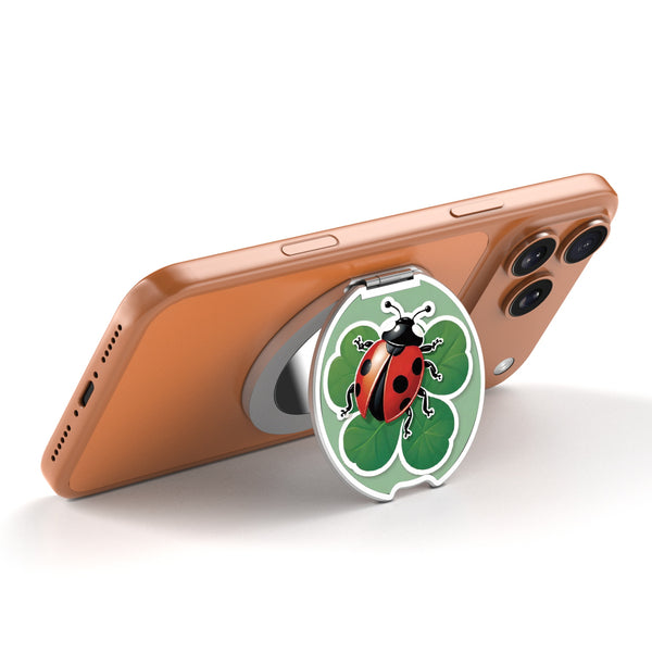 MyBat Design Lab MagSafe Selfie Mirror Kickstand - Silver - Ladybug Luck - MOTHMNUSU332-373-2.jpg