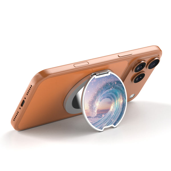 MyBat Design Lab MagSafe Selfie Mirror Kickstand - Silver - Dreamy Waves - MOTHMNUSU332-379-2.jpg