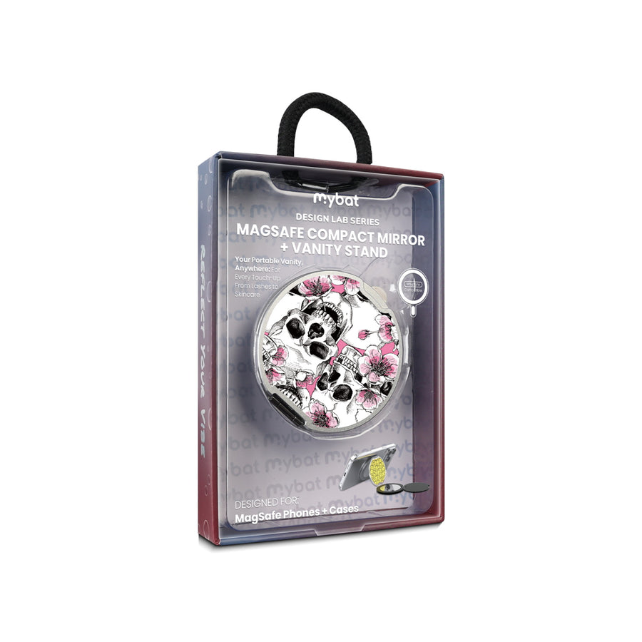 MyBat Design Lab MagSafe Selfie Mirror Kickstand - Silver - Death Blooms - MOTHMNUSU332-419-11.jpg