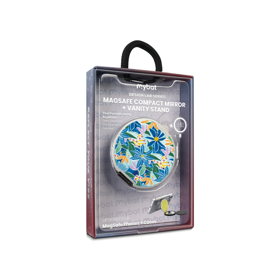 MyBat Design Lab MagSafe Selfie Mirror Kickstand - Silver - Exotic Bloom - MOTHMNUSU332-529-20.JPG