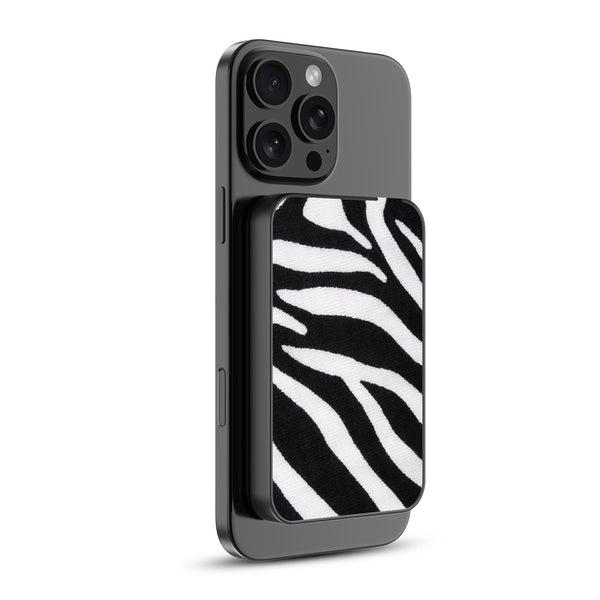 MyBat Design Lab 5000mAh Magnetic Wireless Power Bank - Black - Zebra Print - MPBBAT131-BK-009-2.jpg