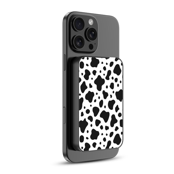 MyBat Design Lab 5000mAh Magnetic Wireless Power Bank - Black - Original Cow Print - MPBBAT131-BK-014-2.jpg