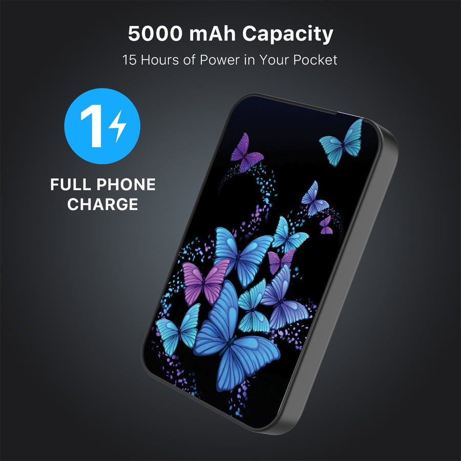 MyBat Design Lab 5000mAh Magnetic Wireless Power Bank - Black - Butterfly Night - MPBBAT131-BK-021-8.jpg