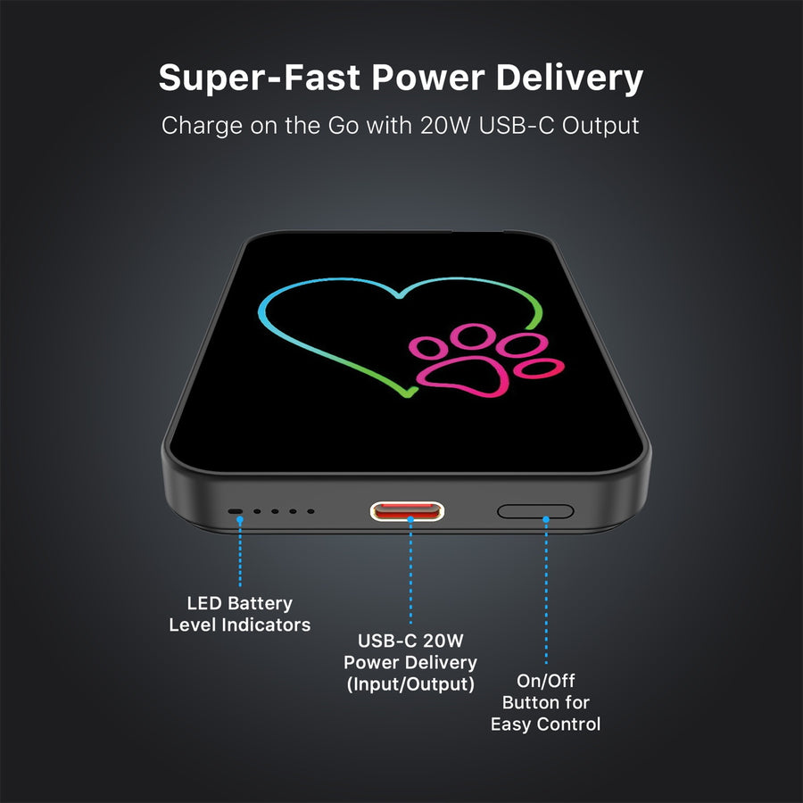 MyBat Design Lab 5000mAh Magnetic Wireless Power Bank - Black - Puppy Love - MPBBAT131-BK-023-7.jpg