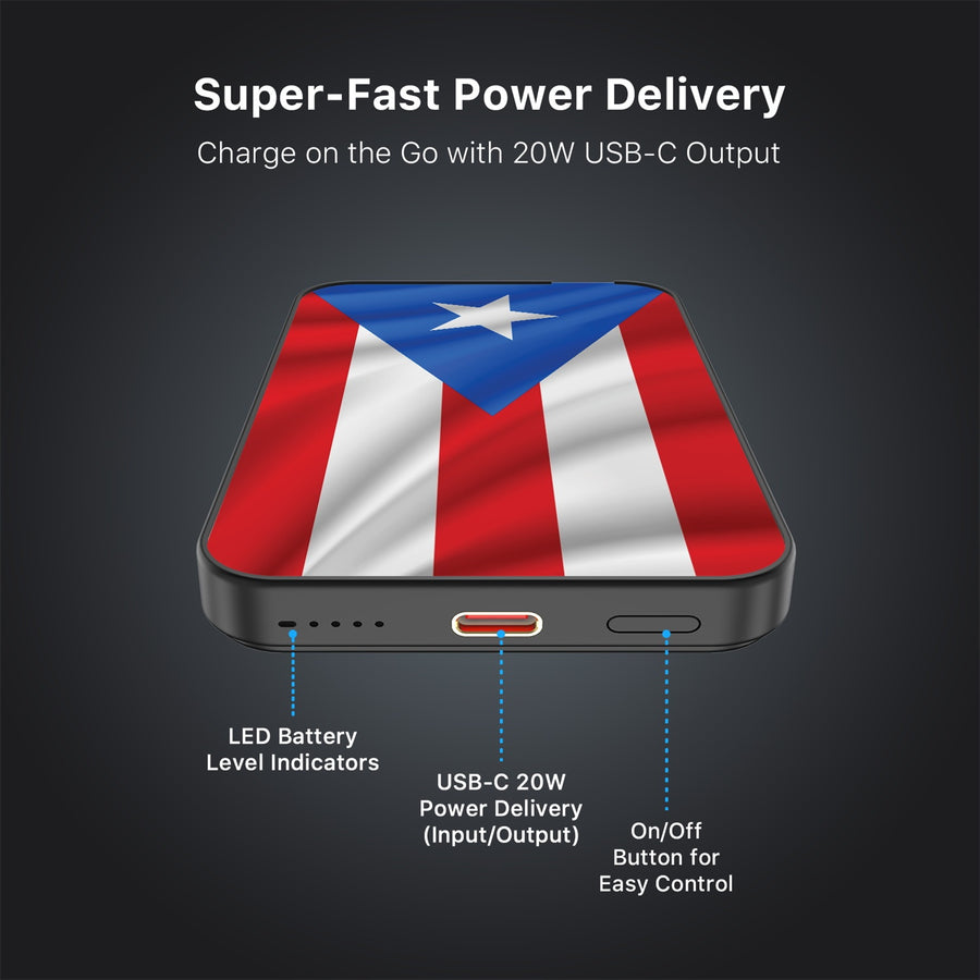 MyBat Design Lab 5000mAh Magnetic Wireless Power Bank - Black - Puerto Rican Flag - MPBBAT131-BK-029-7.jpg