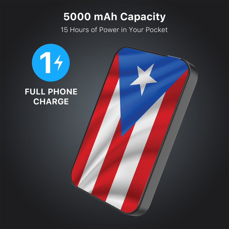 MyBat Design Lab 5000mAh Magnetic Wireless Power Bank - Black - Puerto Rican Flag - MPBBAT131-BK-029-8.jpg