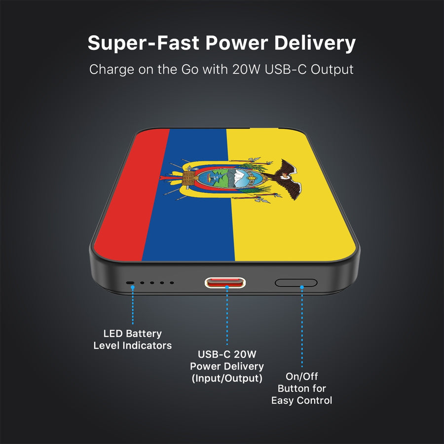 MyBat Design Lab 5000mAh Magnetic Wireless Power Bank - Black - Ecuadorean Flag - MPBBAT131-BK-030-7.jpg